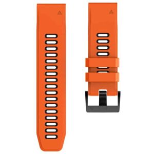 CaseOnline Twin Sport Armbånd Garmin Forerunner 965 - Orange/sort