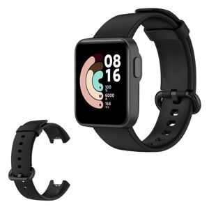 Generic Xiaomi Mi Watch Lite simple silicone watch band - Black