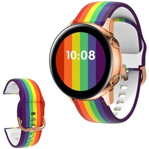 Generic Picturesque pattern silicone watch band for Amazfit and Samsung watch - Rainbow