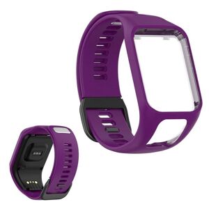 Generic Silicone watch strap for TomTom device - Purple