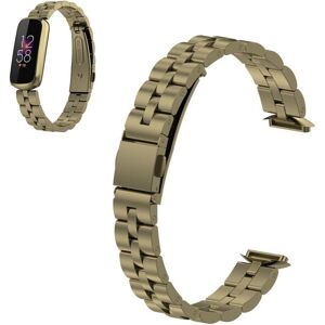 Generic Fitbit Luxe stainless steel watch strap - Gold