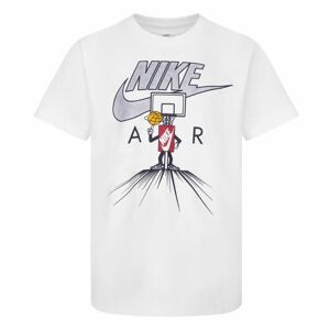 Børne Kortærmet T-shirt Nike Icons Of Play Hvid - 7 år