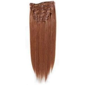 Fashiongirl Remy Clip-on Extensions #33 Rød 50 cm