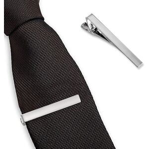 My Store Electroplated Copper Colored Men Tie Clip(Z1039 Silver)