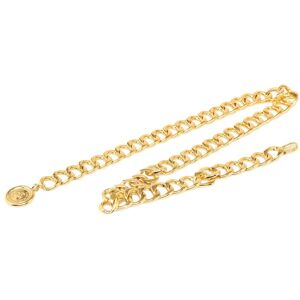 Pre-owned Chanel Medallion Chain-Link Belt Gold