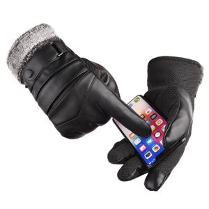 INF Varme vinterhandsker med touchscreen fingre 1 par Sort