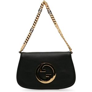 Pre-owned Gucci Blondie Chain Satchel Black