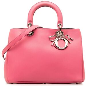 Christian Dior Pre-owned Dior Medium Diorissimo Satchel Pink