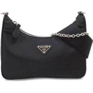 Pre-owned Prada Tessuto Re-Edition 2005 Bag Black