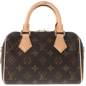 Pre-owned Louis Vuitton Monogram Speedy Bandouliere 20 Brown