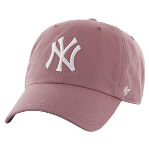 47 Brand New York Yankees MLB Clean Up Cap B-NLRGW17GWS-QC, baseball kasket, Kvinde, lyserød, Størrelse: One size