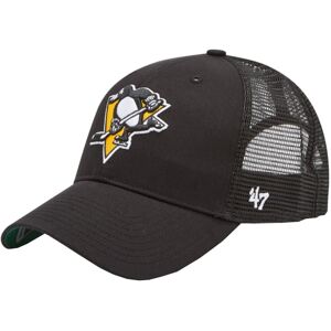 47 Brand NHL Pittsburgh Penguins Branson Cap H-BRANS15CTP-BKB, baseball kasket, Mand, sort, Størrelse: One size