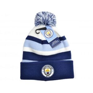 Manchester City FC Bronx Bobble strikket hue