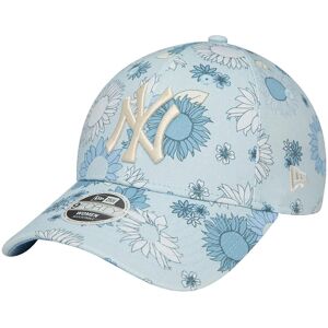 New Era 9FORTY New York Yankees Floral All Over Print Cap 60435004, baseball kasket, Kvinde, blå, Størrelse: OSFM