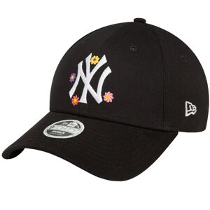 New Era 9FORTY New York Yankees Floral All Over Print Cap 60435014, baseball kasket, Kvinde, sort, Størrelse: OSFM