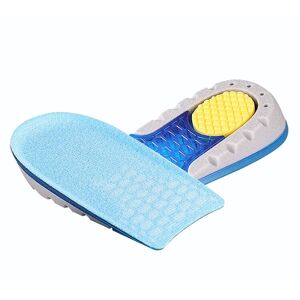 Shoppo Marte Half-Size Inner Heightening Pads Soft And Comfortable Invisible Shock Absorption Increased Insoles, Size: 2.5cm(Blue)