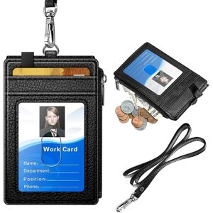 INF RFID læder lanyard ID holder