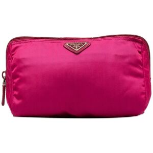 Pre-owned Prada Tessuto Pouch Pink