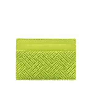 Pre-owned Bottega Veneta Intrecciato Card Holder Green