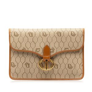 Christian Dior Pre-owned Dior Honeycomb Pouch Brown