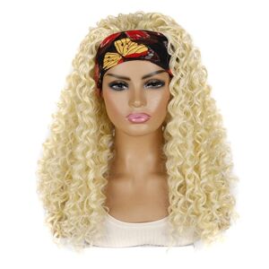 Shoppo Marte Hairband Wig Headgear Volume Chemical Fiber Wig Headgear, Color Classification: 613#A