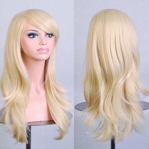 Shoppo Marte Anime Cos Role Playing Wig Cosplay Color Stage Headgear(Yellow)