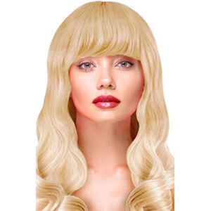 PartyPal Party Wig Long Wavy Blonde Hair Paryk