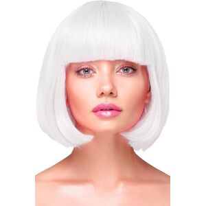 PartyPal Party Wig Short Straight White Hair Paryk