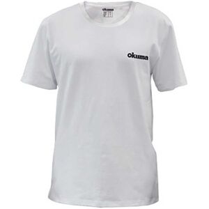 Okuma Kortærmet T-shirt Logo Hvid 3XL Mand