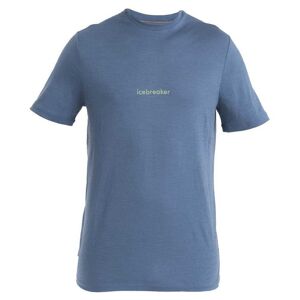 Icebreaker Merino 150 Tech Lite Iii Bio Luminate T-shirt Med Korte ærmer Blå M Mand