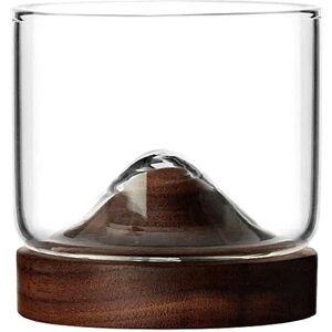 Northix Whiskyglas med Underlag i Træ