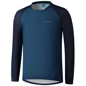 Shimano Langærmet T-shirt Myoko Warm Blå XL Mand