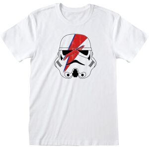 Unisex Kortærmet T-shirt Star Wars Ziggy Stormtrooper Hvid - M