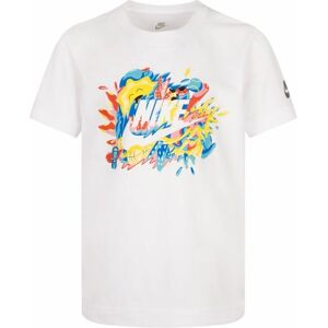 Børne Kortærmet T-shirt Nike Sport Splash  Hvid - 3 år