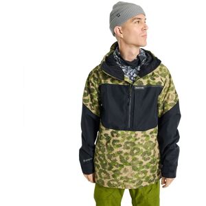 Burton Jakke Goretex Pillowline Anorak Grøn S Mand