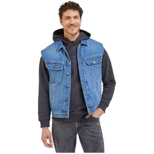 Lee Denimjakke Rider Vest Blå 2XL Mand