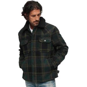 Superdry Frakke Merchant Wool Chore Grøn XL Mand