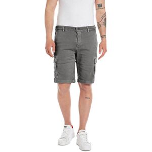 Replay M9885.000.8366197 Denimshorts Grå 34 Mand