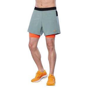 Mizuno Er 5.5´´ 2-in-1 Shorts Grå XL Mand