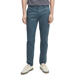 Scotch _ Soda Scotch & Soda Essentials Mott Super Slim Fit Chinobukser Blå 29 / 32 Mand