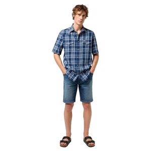 Wrangler 112350867 Texass Regular Fit Denimshorts Blå 34 Mand