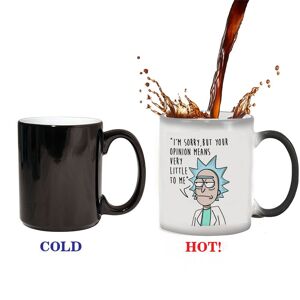 SPOKOJENOST Rick og Morty farveskiftende kaffekrus