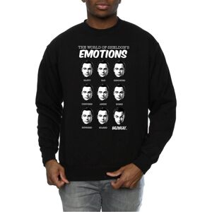 The Big Bang Theory Mens Sheldon Emotions Cotton Sweatshirt