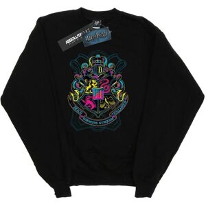 Harry Potter Mens Neon Hogwarts Crest Sweatshirt