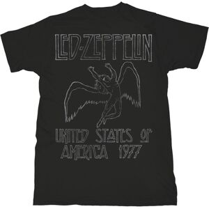 Led Zeppelin Unisex T-Shirt: USA '77. (Large)