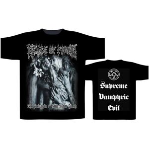 Cradle Of Filth Unisex T-Shirt: Supreme Vampiric Evil (Back Print) (Medium)