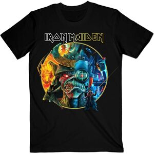 Iron Maiden Unisex T-Shirt: The Future Past Tour '23 Circle Art (Small)