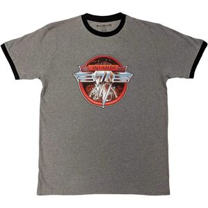 Van Halen Unisex Ringer T-Shirt: Circle Logo (Medium)