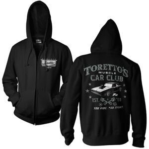 Fast & Furious 8 Toretto's Muscle Car Club Zipped Hoodie Small