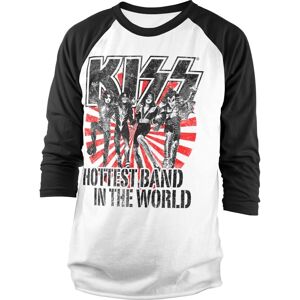 Suicide Squad KISS - Hottest Band In The World Baseball Long Sleeve Tee X-Large